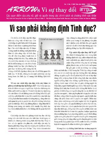 Giới thiệu ấn phẩm: Vì sao phải khẳng định Tình dục?