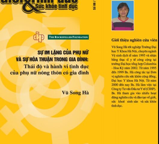 Sự im lặng của phụ nữ và sự hoà thuận trong gia đình: Thái độ và hành vi tình dục của phụ nữ nông thôn có gia đình, số 8, năm 2005