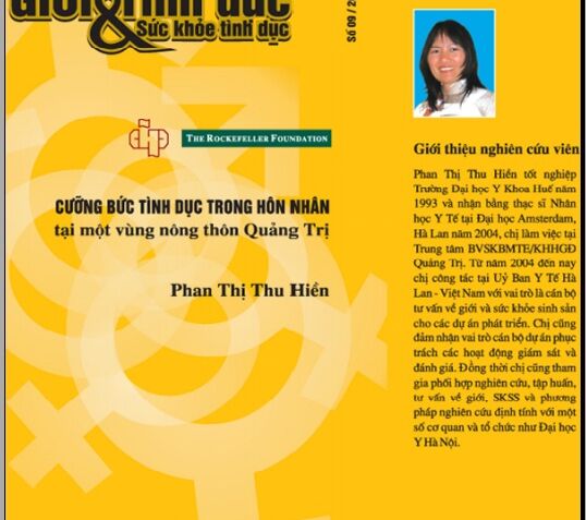 Cưỡng bức tình dục trong hôn nhân tại một vùng nông thôn Quảng Trị, số 9, năm 2005