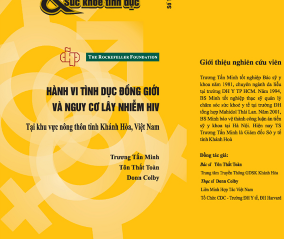 Hành vi tình dục đồng giới và nguy cơ lây nhiễm HIV tại khu vực nông thôn tỉnh Khánh Hòa, Việt Nam, số 13, năm 2006