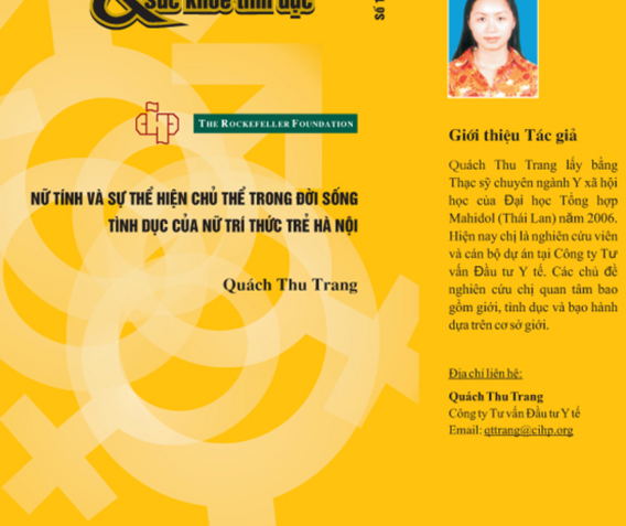 Nữ tính và sự thể hiện chủ thể trong đời sống tình dục của nữ trí thức trẻ Hà Nội, số 16, năm 2009