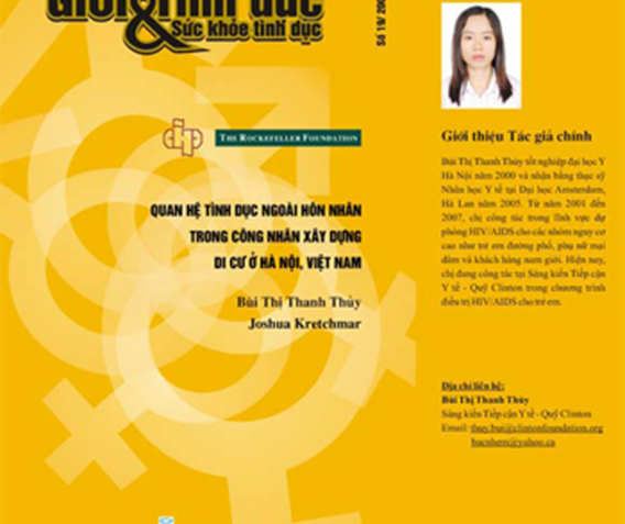 Quan hệ tình dục ngoài hôn nhân trong công nhân xây dựng di cư ở Hà Nội, Việt Nam, số 19, năm 2010