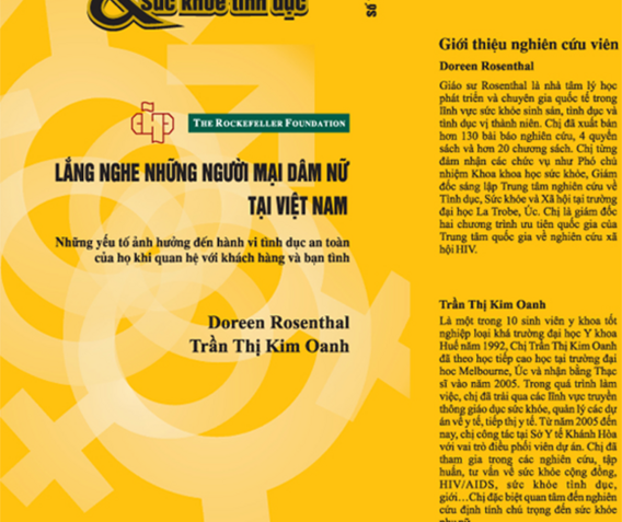 Lắng nghe những người mại dâm nữ tại Việt Nam, số 12, năm 2006