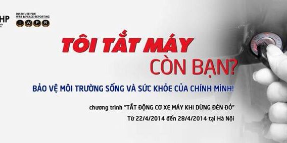 Chương trình truyền thông: Tắt đông cơ xe máy khi dừng đèn đỏ