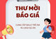 THƯ MỜI BÁO GIÁ  - CUNG CẤP BALO TRẺ EM IN LOGO DỰ ÁN