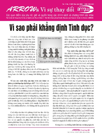 Giới thiệu ấn phẩm: Vì sao phải khẳng định Tình dục?