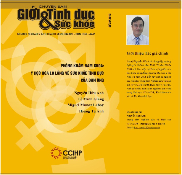 Phòng khám nam khoa: Y học hóa lo lắng sức khỏe tình dục của đàn ông, số 24, 2012