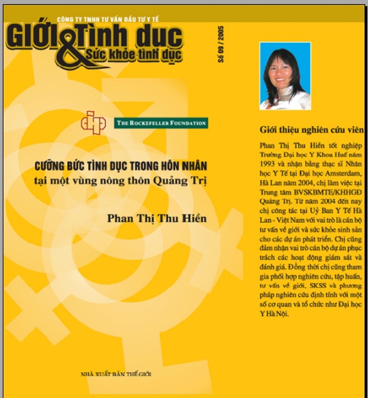 Cưỡng bức tình dục trong hôn nhân tại một vùng nông thôn Quảng Trị, số 9, năm 2005