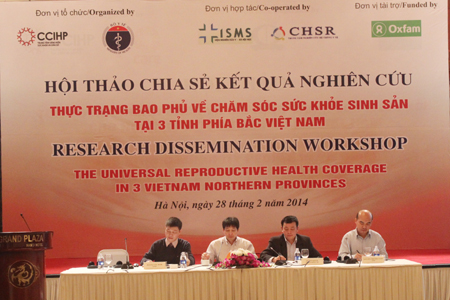 Chia sẻ kết quả nghiên cứu về thực trạng sức khỏe sinh sản tại Lạng Sơn, Hưng Yên và Hòa Bình