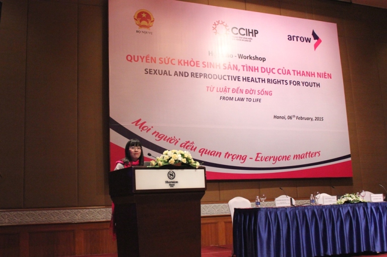 Hội thảo: “Quyền sức khỏe sinh sản, tình dục của thanh niên: Từ Luật đến đời sống”