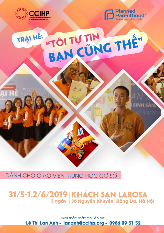 Tôi tự tin, bạn cũng thế - Trại hè dành cho Giáo viên THCS
