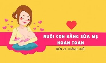 Cần cho bé bú mẹ tối thiểu đến bao nhiêu tháng?