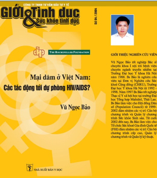 Mại dâm ở Việt Nam: Các tác động tới dự phòng HIV/AIDS?, số 4, năm 2005